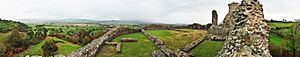 Montgomery Castle, Wales, Panorama I
