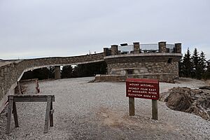 Mount Mitchell Observation Deck (March 2023)