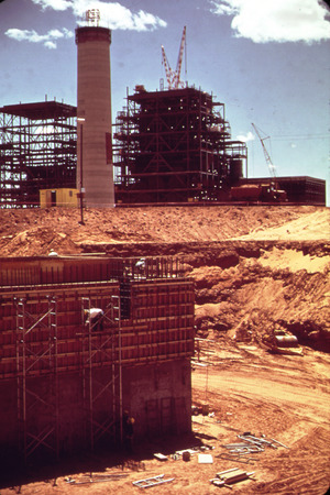 Navajo Generating Plant Under Construction – NARA – 549640f