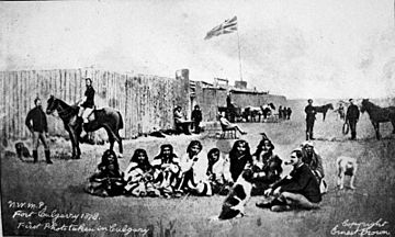 North-West Mounted Police, Fort Calgary, 1878
