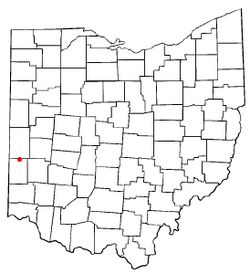 Location of West Manchester, Ohio