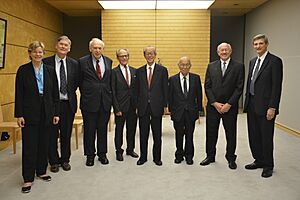 OIST BOG Members After Meeting Prime Minister Shinzo Abe 4 October 2013 20131004