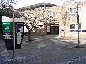 Outside Jack Hylton room Lancaster University