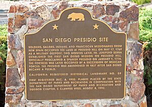 Presidio Site Plaque