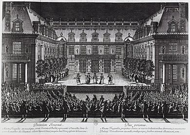 Représentation d'Alceste de Lully-Quinault, Versailles, fête de 1674, Le Pautre - Gallica