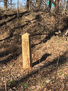 Schuylkill River Trail mile 23 marker