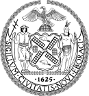 Seal of New York City BW.svg