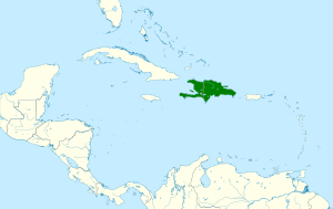 Spindalis dominicensis map.svg