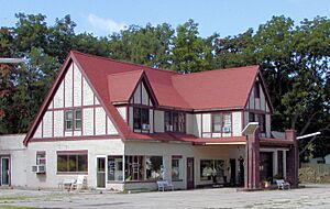 Sprague's Super Service in Normal, Illinois on Route 66.