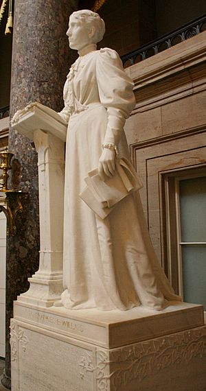 Statue of Frances Willard in the US Capitol