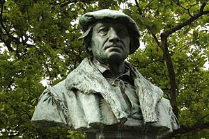 Statue of Johannes Bugenhagen, Kirchplatz, Wittenberg