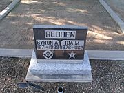 Tempe-Double Butte Cemetery-1888-Byron A. and Ida M. Redden
