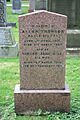 The grave of Allen Thomson, Dean Cemetery, Edinburgh