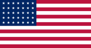 US flag 35 stars