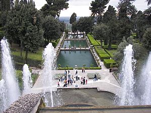 Villa d'Este fountain and pools