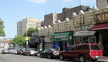 West 187th Street shopping street Hudson Heights