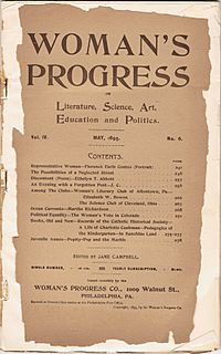 Woman's Progress May 1895