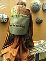 Woman's hat and jewelry, Turkmen - AMNH - DSC06216