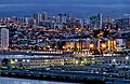 + Blick von Deck 14 eines Kreuzfahrtschiffs auf Las Palmas de Gran Canaria. 13