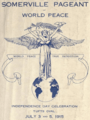 1915 Somerville Pageant of World Peace Massachusetts USA