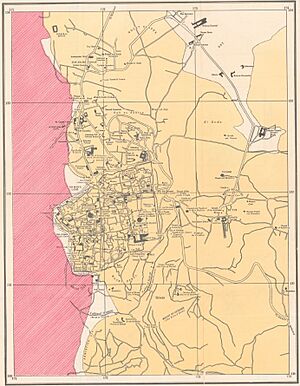 1961 Jordan Tourism Map of Jerusalem
