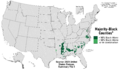 2020 Census - Majority-Black Counties in the United States