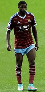 Alex Song with West Ham United September 2014