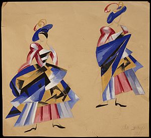 Alexandra Exter Costume design for Romeo and Juliette 1921