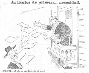 Artículos de primera necesidad, de Tovar, Heraldo de Madrid, 18 de febrero de 1919