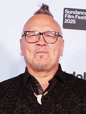 A photo of Art Napoleon, taken at the 2025 Sundance Film Festival.