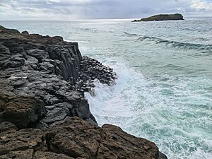 Basalt columns, Fingal Head, New South Wales