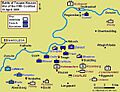 Battle of Teugen-Hausen Map 1809