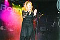 Bonnie Tyler on stage in Moscow, 9 May 1999