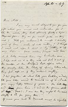 Brontë Letter