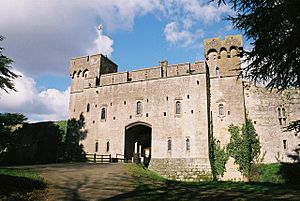 Caldicot Castle entrance - geograph.org.uk - 469475.jpg