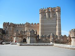 Castillo de Coca Frente