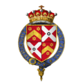 Coat of arms of Sir Henry D'Anvers, 1st Earl of Danby, KG