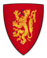 Coat of arms of William d'Aubigny, Lord of Belvoir Castle