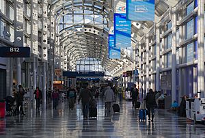 Concourse B, Chicago O'Hare airport