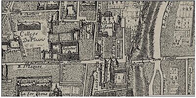 Détail du plan de Gomboust, 1652