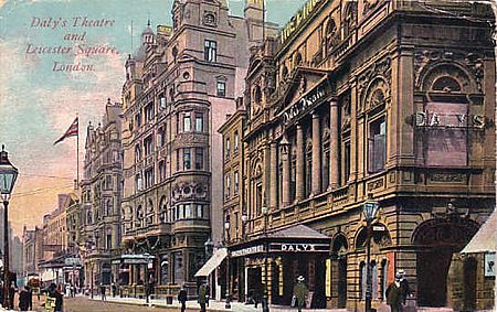 Daly's Theatre and Leicester Square, London
