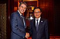 Director-General Roberto Azevêdo met with China’s Minister of Commerce Gao Hucheng in Qingdao