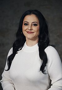 Dominique Moceanu WikiPortrait at SXSW 2024 from March 11, 2024.jpg