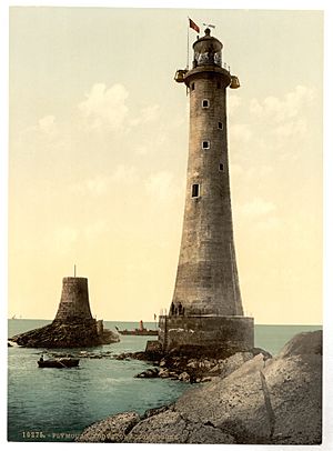 Eddystone Lighthouse, Plymouth, England-LCCN2002708052