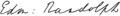 Edmund Randolph Signature