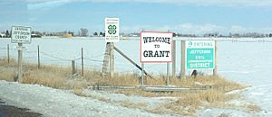Entering Grant, Idaho