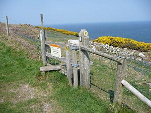 Entrance to Cemaes Head Nature Reserve
