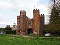 Frontage of Lullingstone Castle