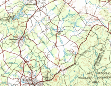 HUC 031300010205 topographical map
