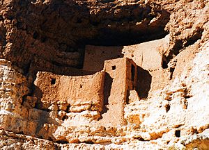 Hohokam cliff dwelling (Montezuma Castle), Arizona